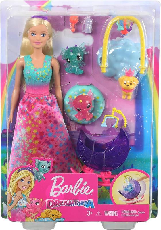 Boneca Barbie Dreamtopia Babá de Dragões GJK51 - Mattel (24192
